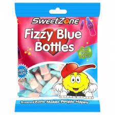 Sweet Zone Fuzzy Blue Bottles (90g)