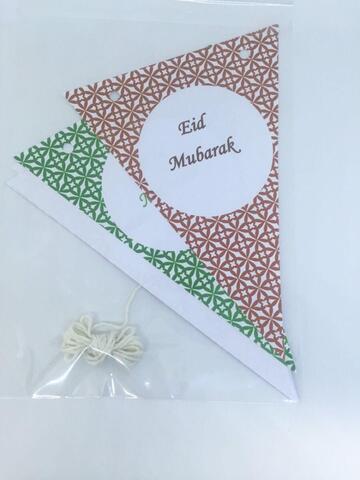 Eid Mubarak Pynt multi/hvid