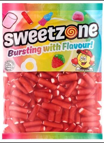 Fizzy Strawberry Pencils Sweetzone 1Kg